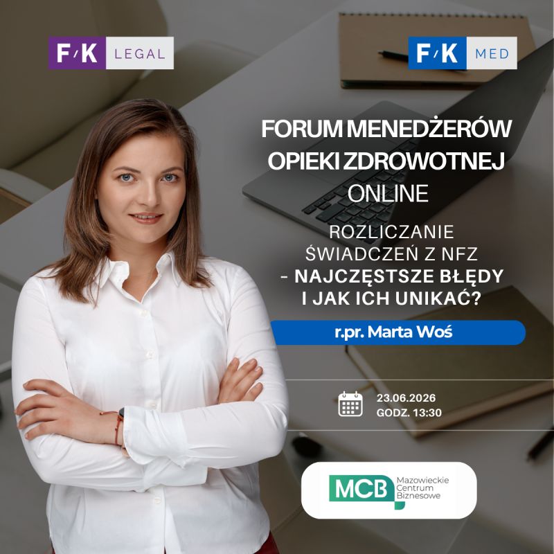 Webinar: Rozliczanie świadczeń z NFZ – najczęstsze błędy jak ich unikać?